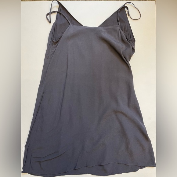 Aritzia Wilfred Free black camisole lined above the knee Vneck black dress S - Picture 5 of 8